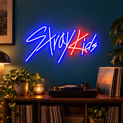 Stray Kids LED Neon Sign - advertising view