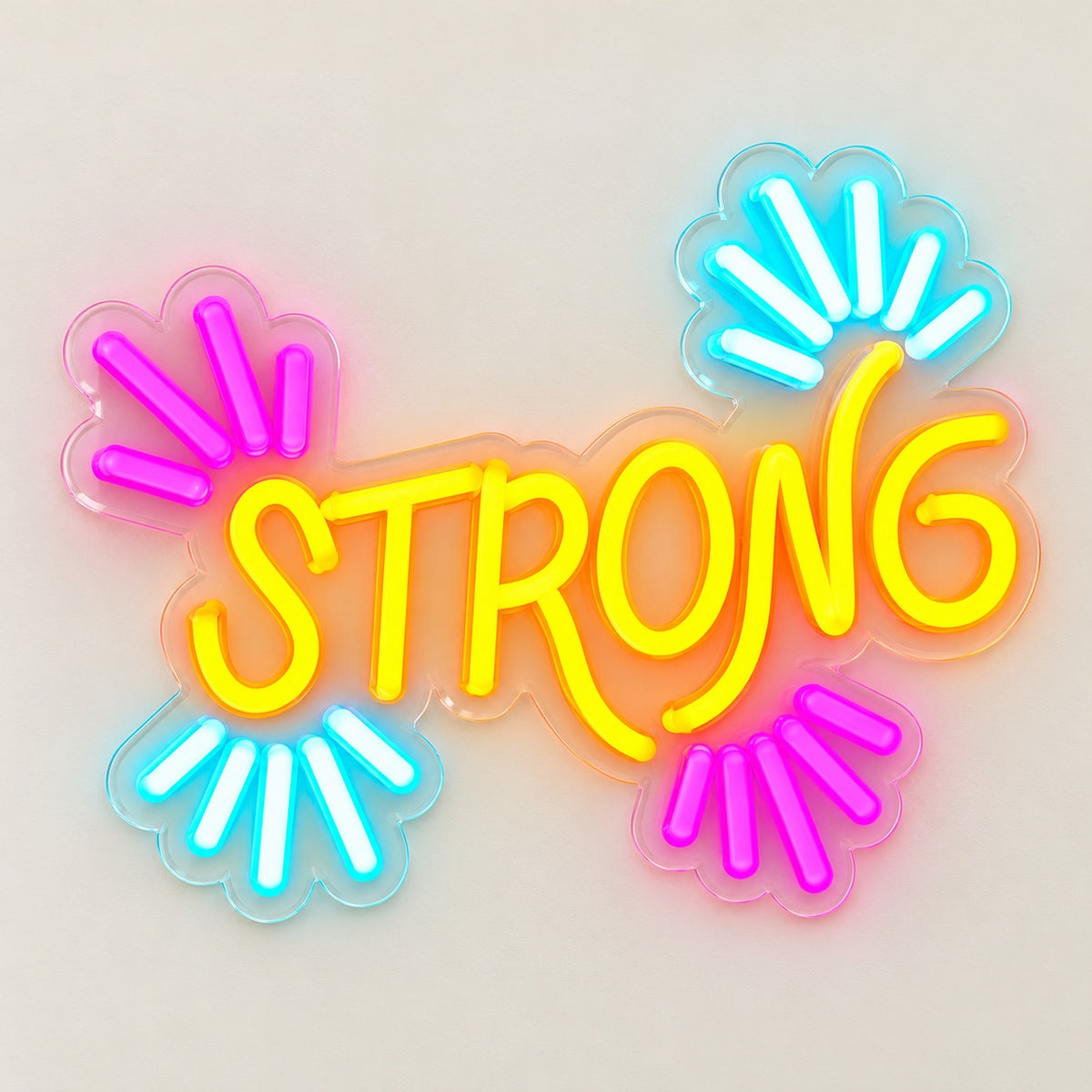 Strong LED Neon Sign - natural light view