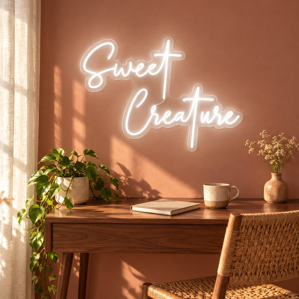 Sweet Creature LED Neon Sign - lifestyle view