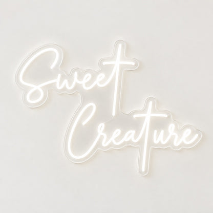 Sweet Creature LED Neon Sign - natural light view