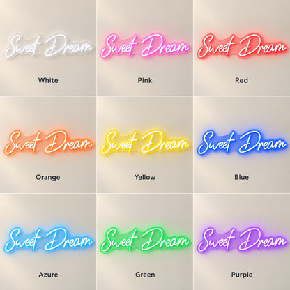 Sweet Dream LED Neon Sign - nine-color grid
