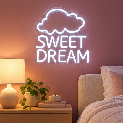 Sweet Dream LED Neon Sign - advertising view