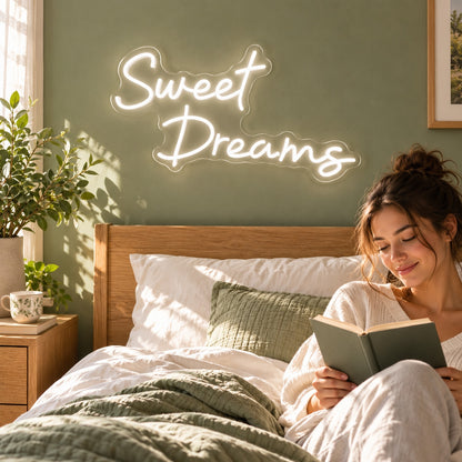 Sweet Dreams LED Neon Sign - lifestyle view