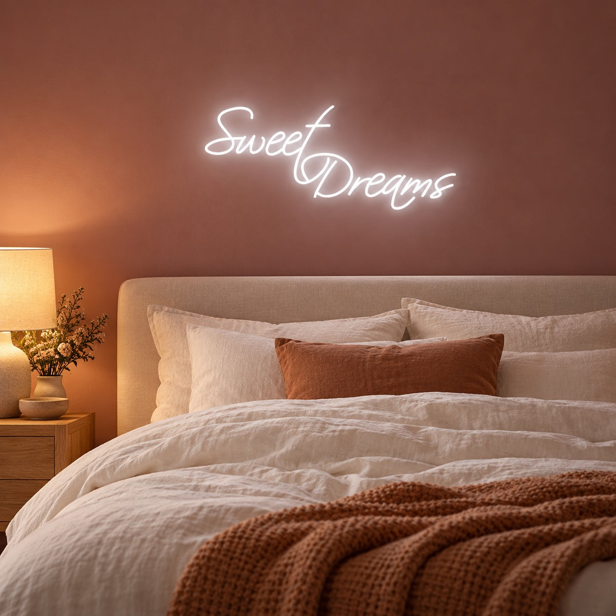 Sweet Dreams LED Neon Sign - advertising view