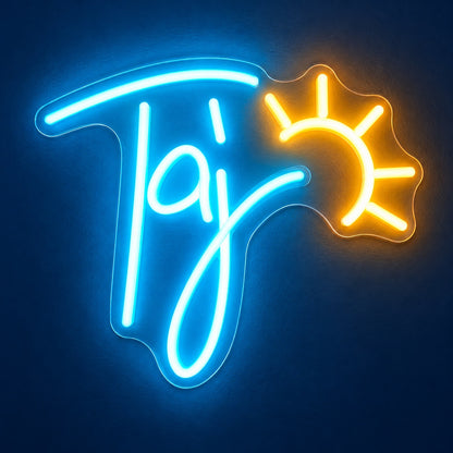 Taj Sun LED Neon Sign - product hero