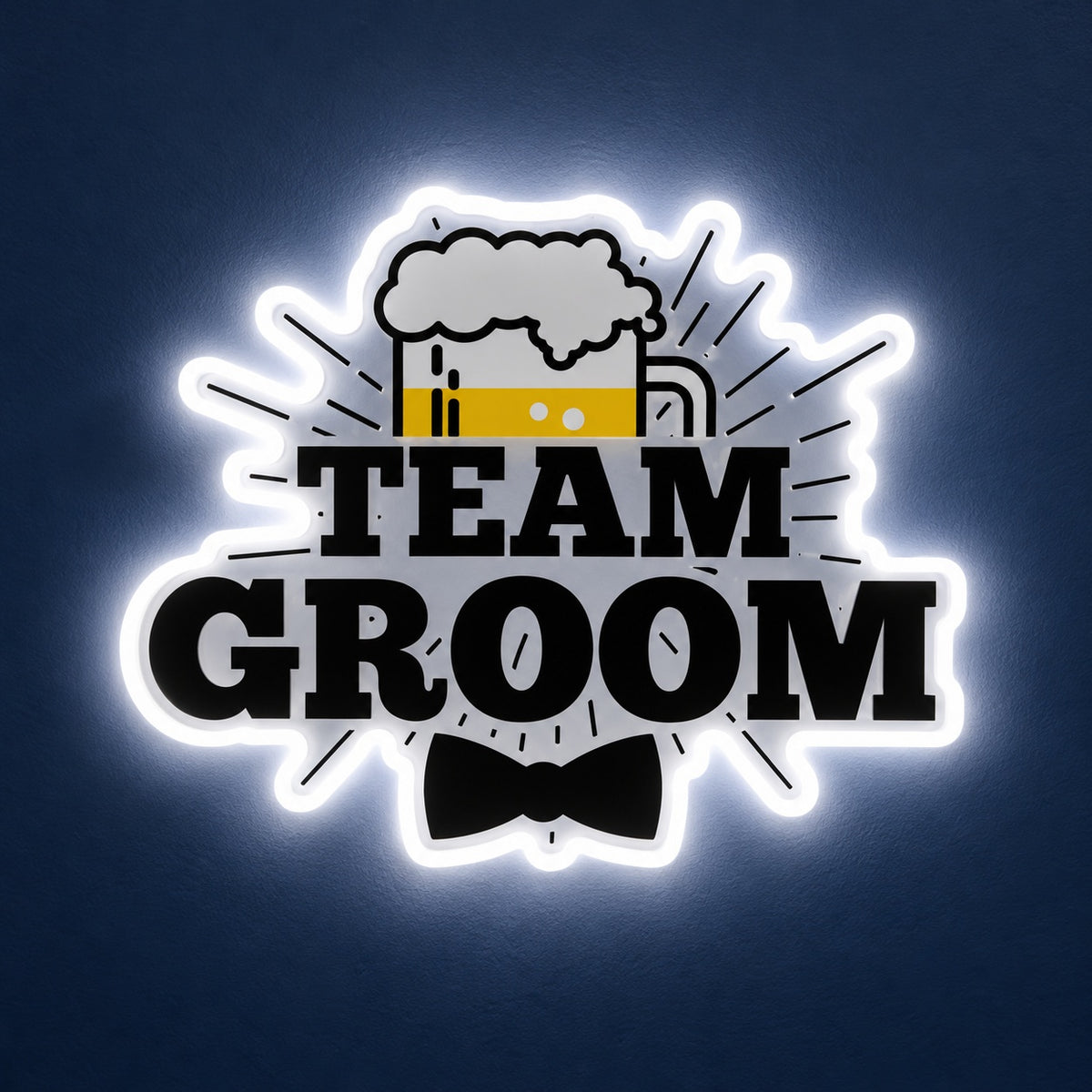 Team Groom LED Neon Sign - product hero