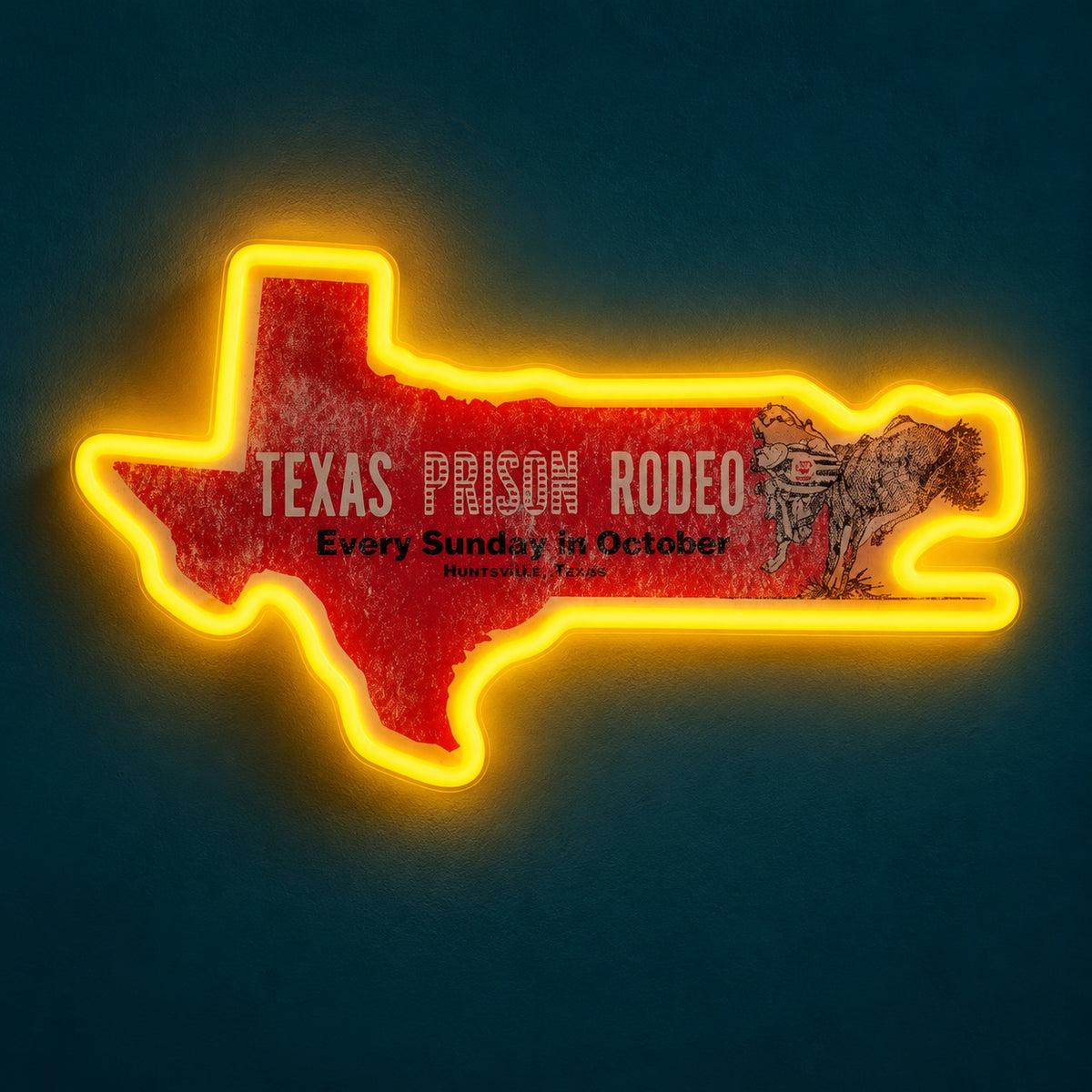 Texas Prison Rodeo LED Neon Sign - product hero