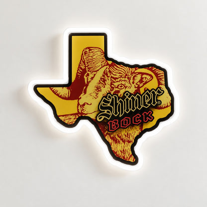Texas Ram Head LED Neon Sign - natural light view