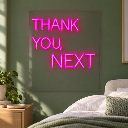 Thank You, Next LED Neon Sign - lifestyle view