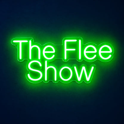 The Flee Show LED Neon Sign - product hero