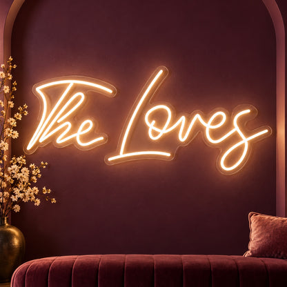 The Loves LED Neon Sign - product hero