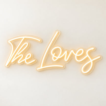 The Loves LED Neon Sign - natural light view