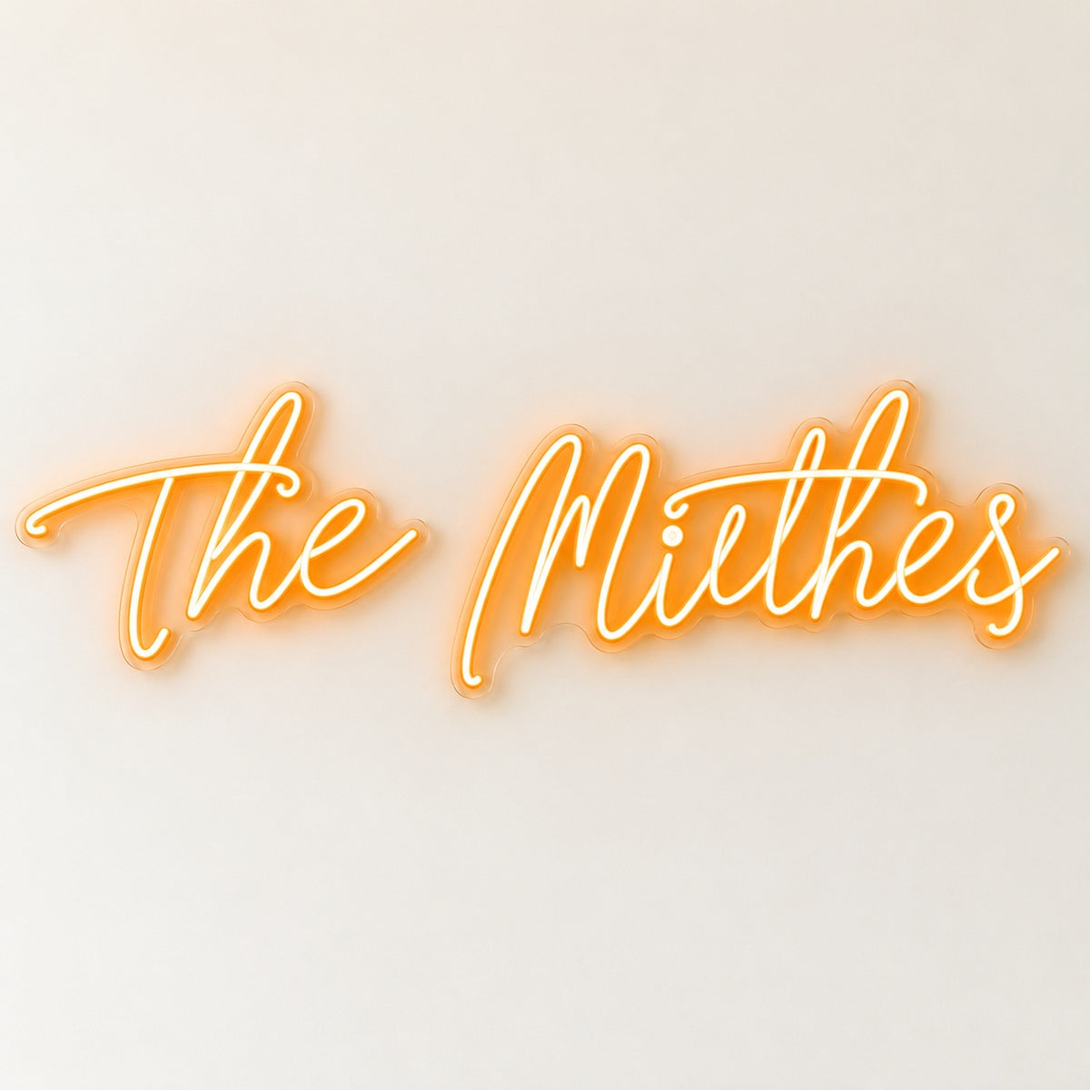 The Miethes LED Neon Sign - natural light view