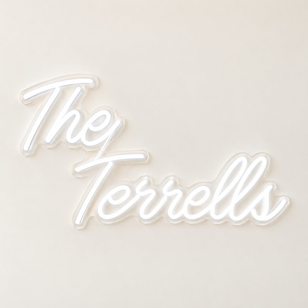 The Terrells LED Neon Sign - natural light view