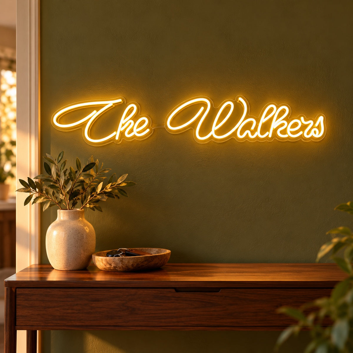 The Walkers LED Neon Sign - advertising view