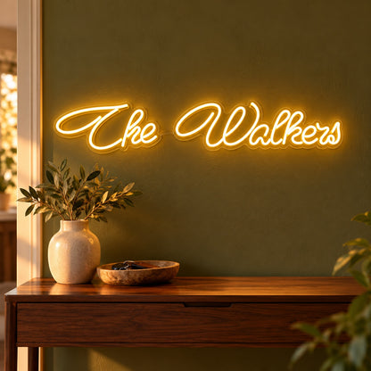 The Walkers LED Neon Sign - advertising view