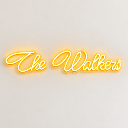 The Walkers LED Neon Sign - natural light view