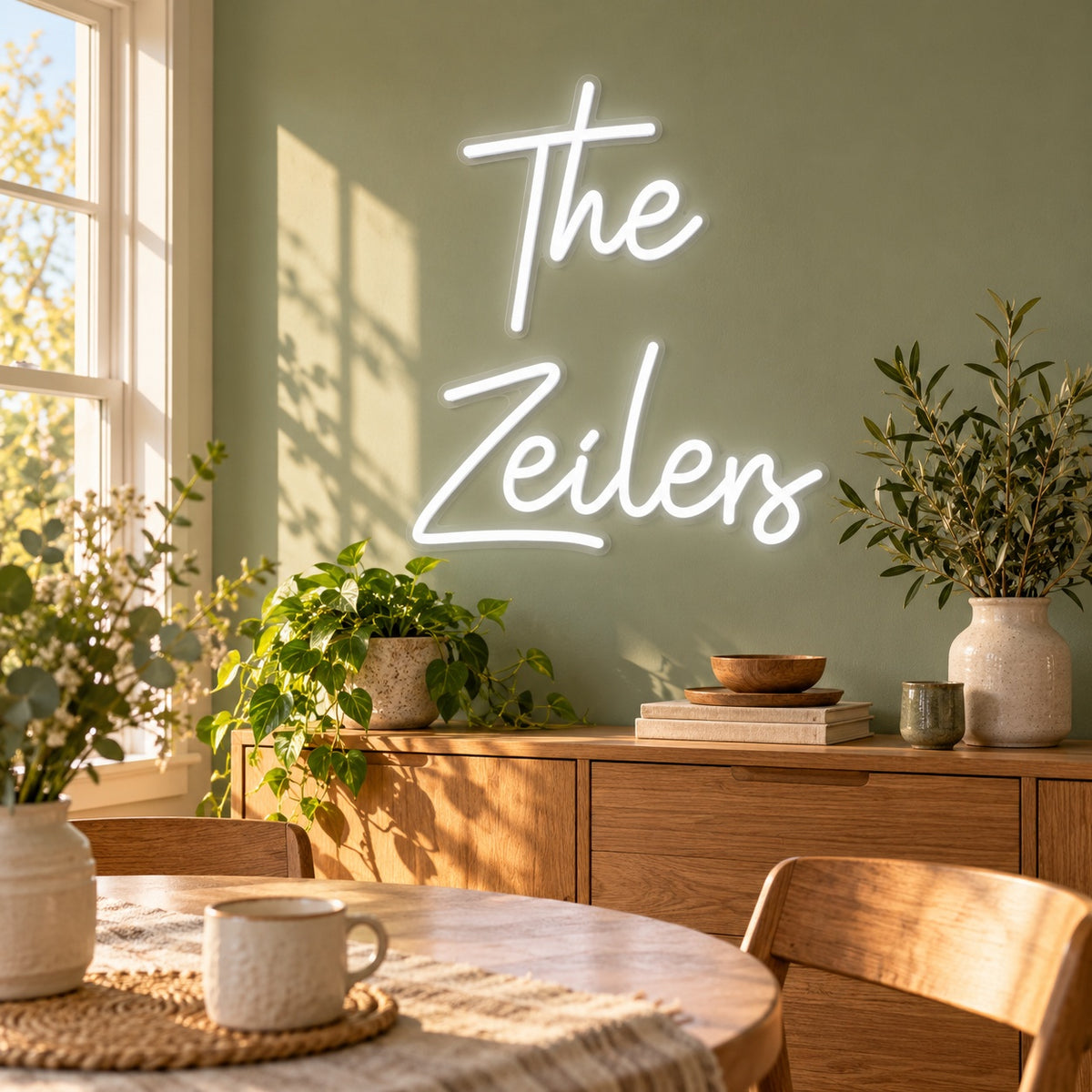 The Zeilers LED Neon Sign - lifestyle view