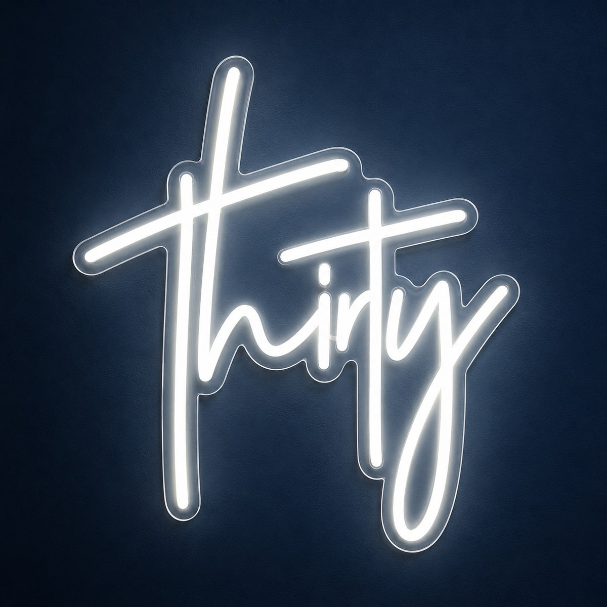 Thirty LED Neon Sign - product hero