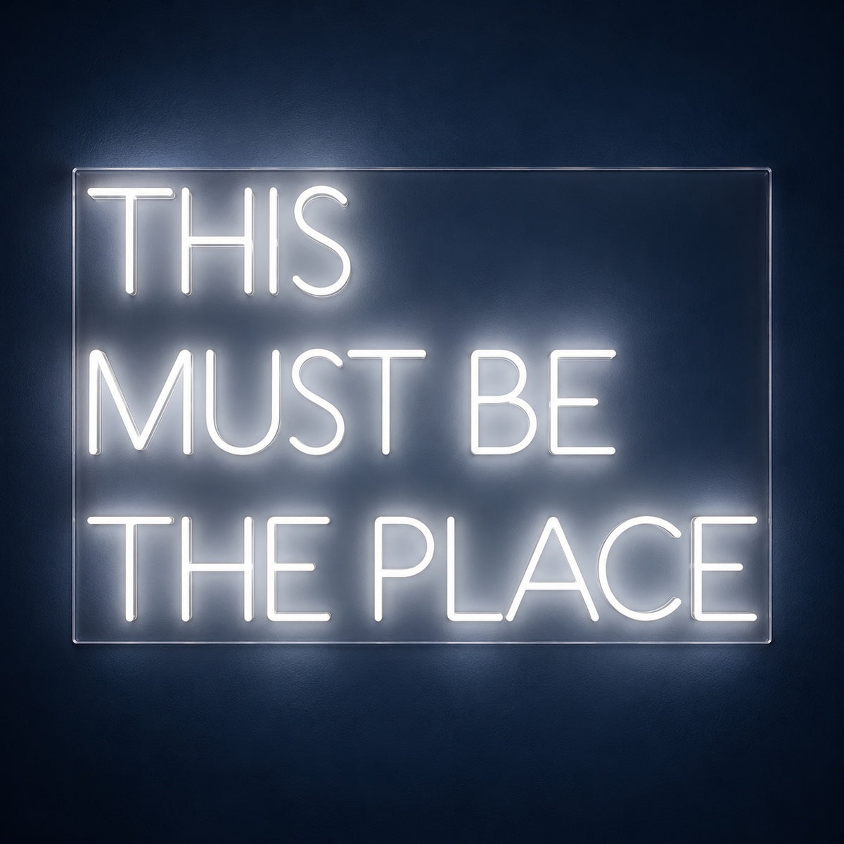 This Must Be The Place LED Neon Sign - product hero