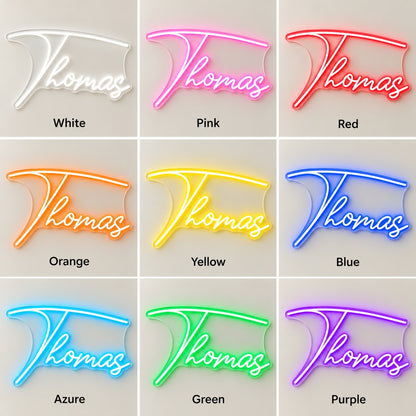Thomas LED Neon Sign - nine-color grid
