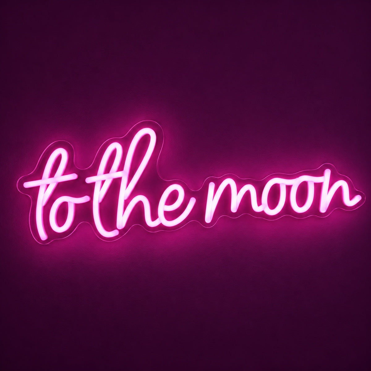 To The Moon LED Neon Sign - product hero