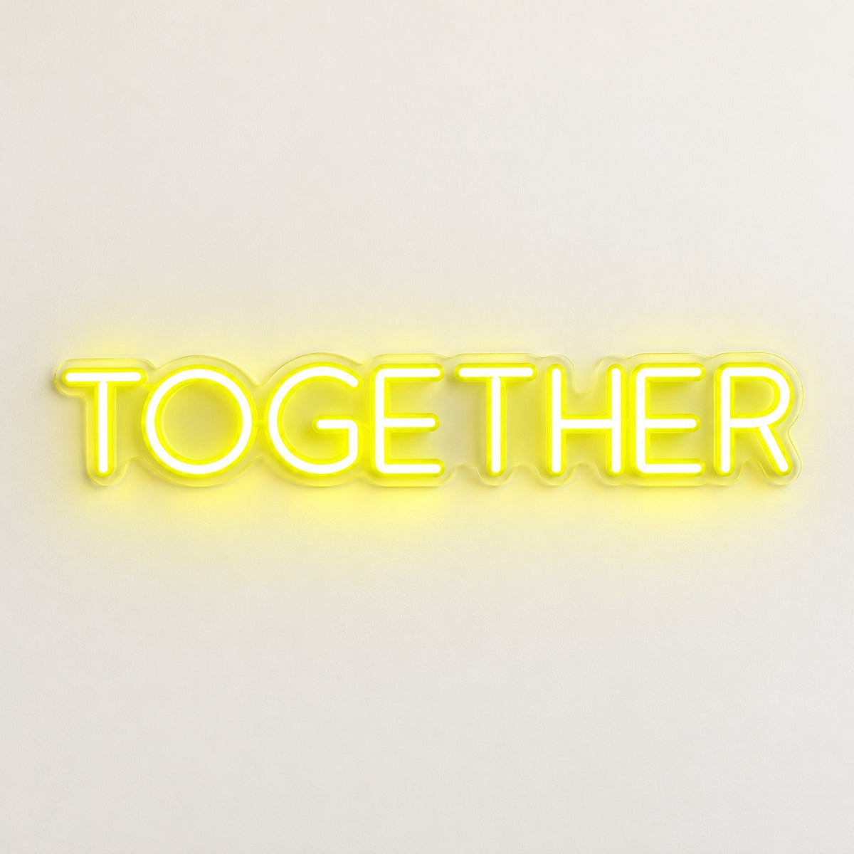 Together LED Neon Sign - natural light view