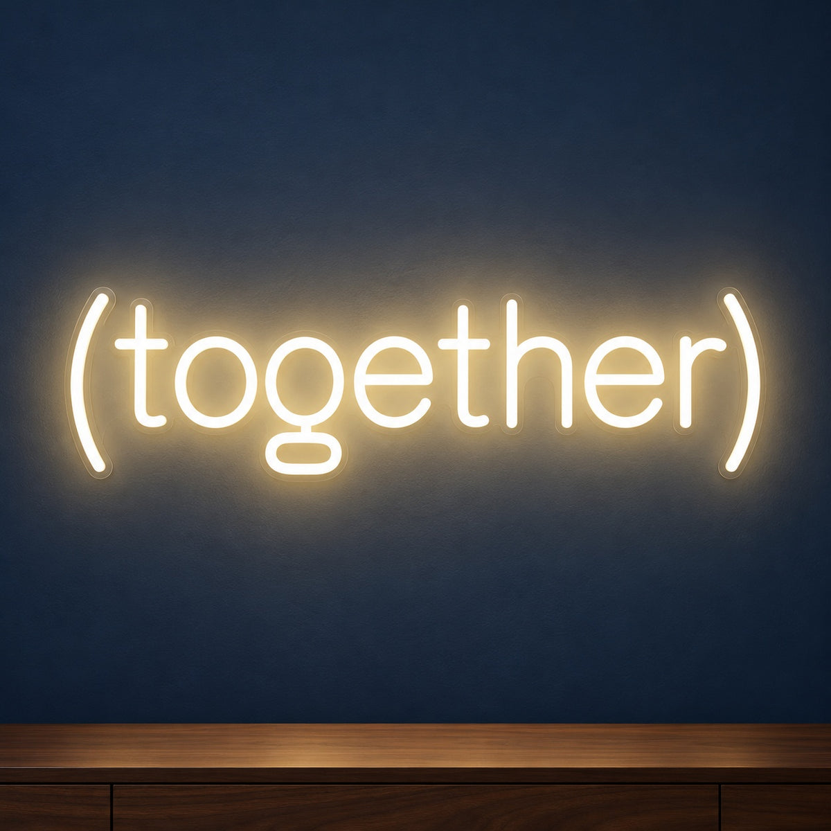 Together LED Neon Sign - product hero