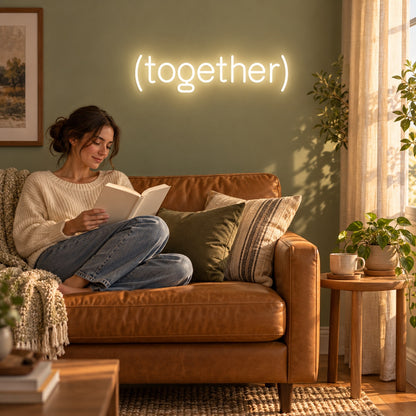 Together LED Neon Sign - lifestyle view