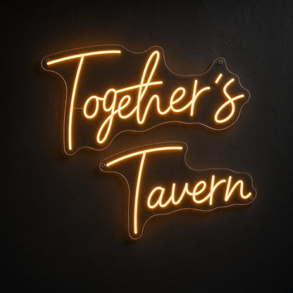 Together's Tavern LED Neon Sign - product hero