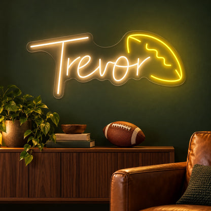 Trevor LED Neon Sign - advertising view