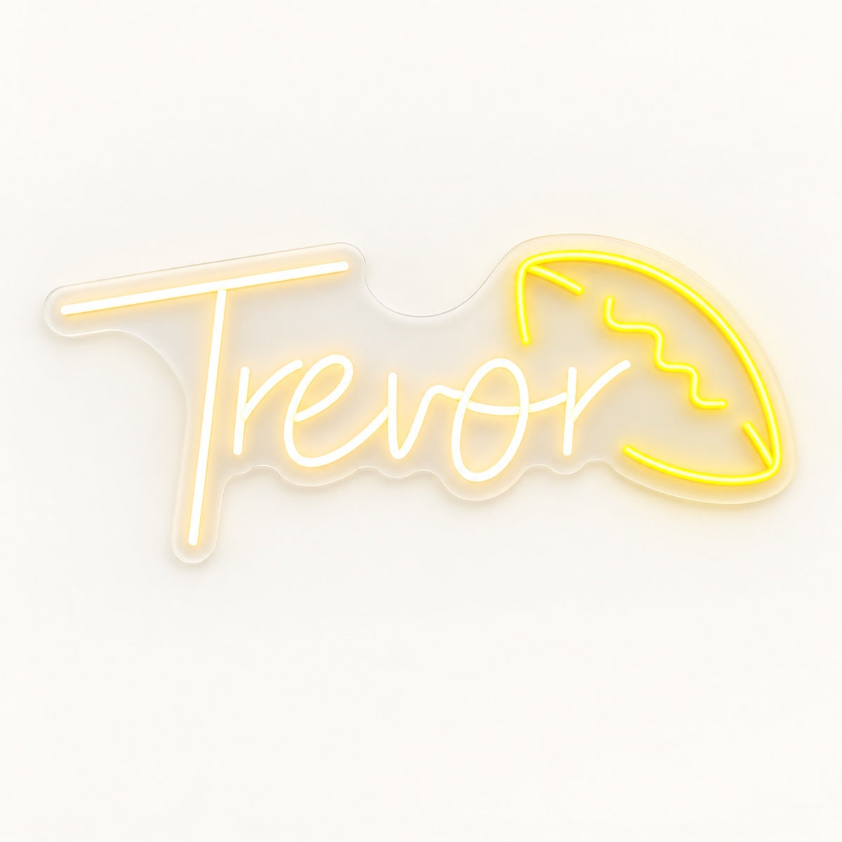 Trevor LED Neon Sign - natural light view