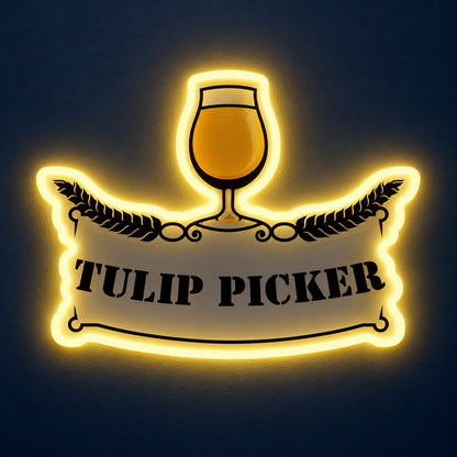 Tulip Picker LED Neon Sign - product hero