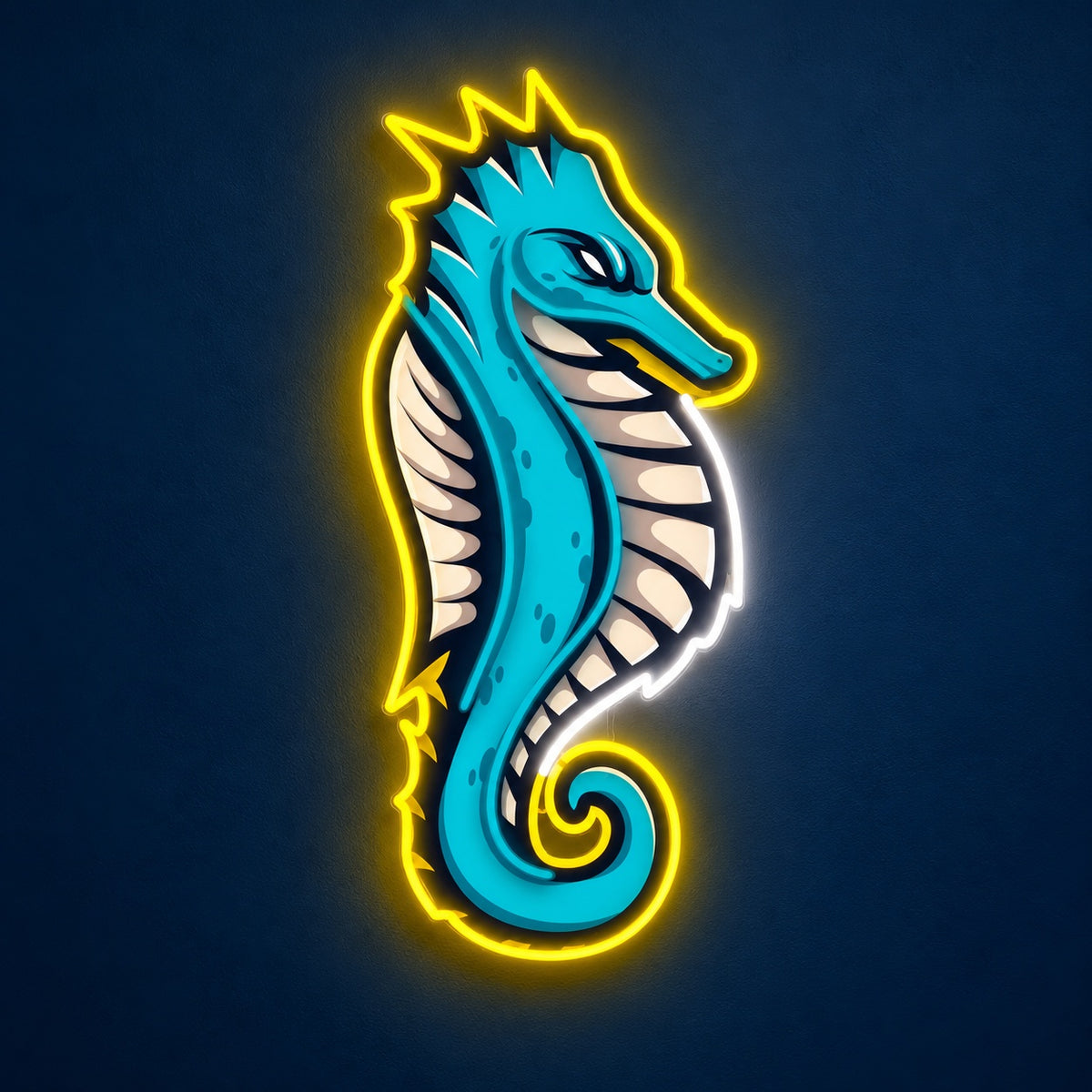 Turquoise Seahorse LED Neon Sign - product hero