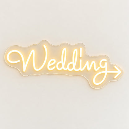 Wedding LED Neon Sign - natural light view