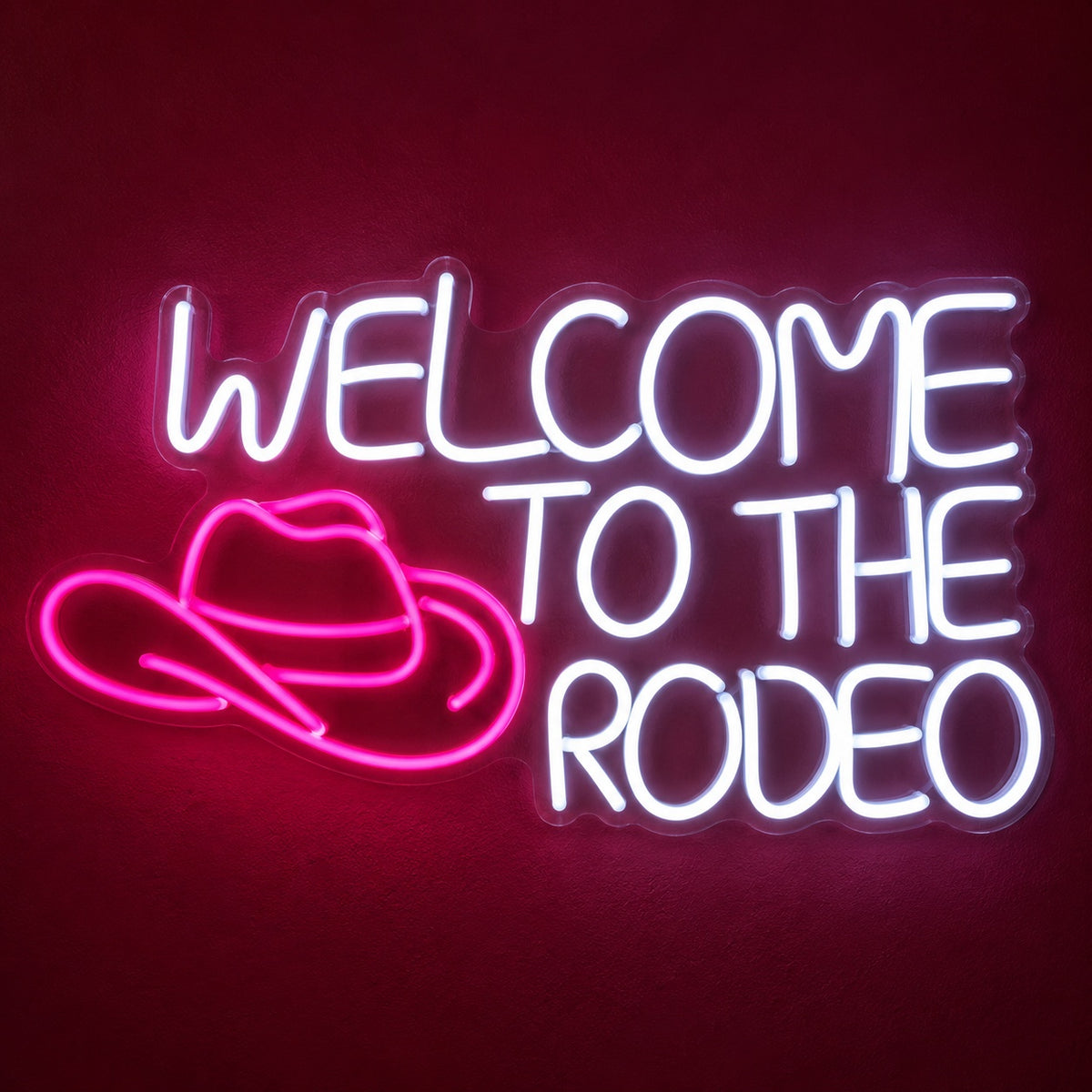 Welcome To The Rodeo LED Neon Sign - product hero