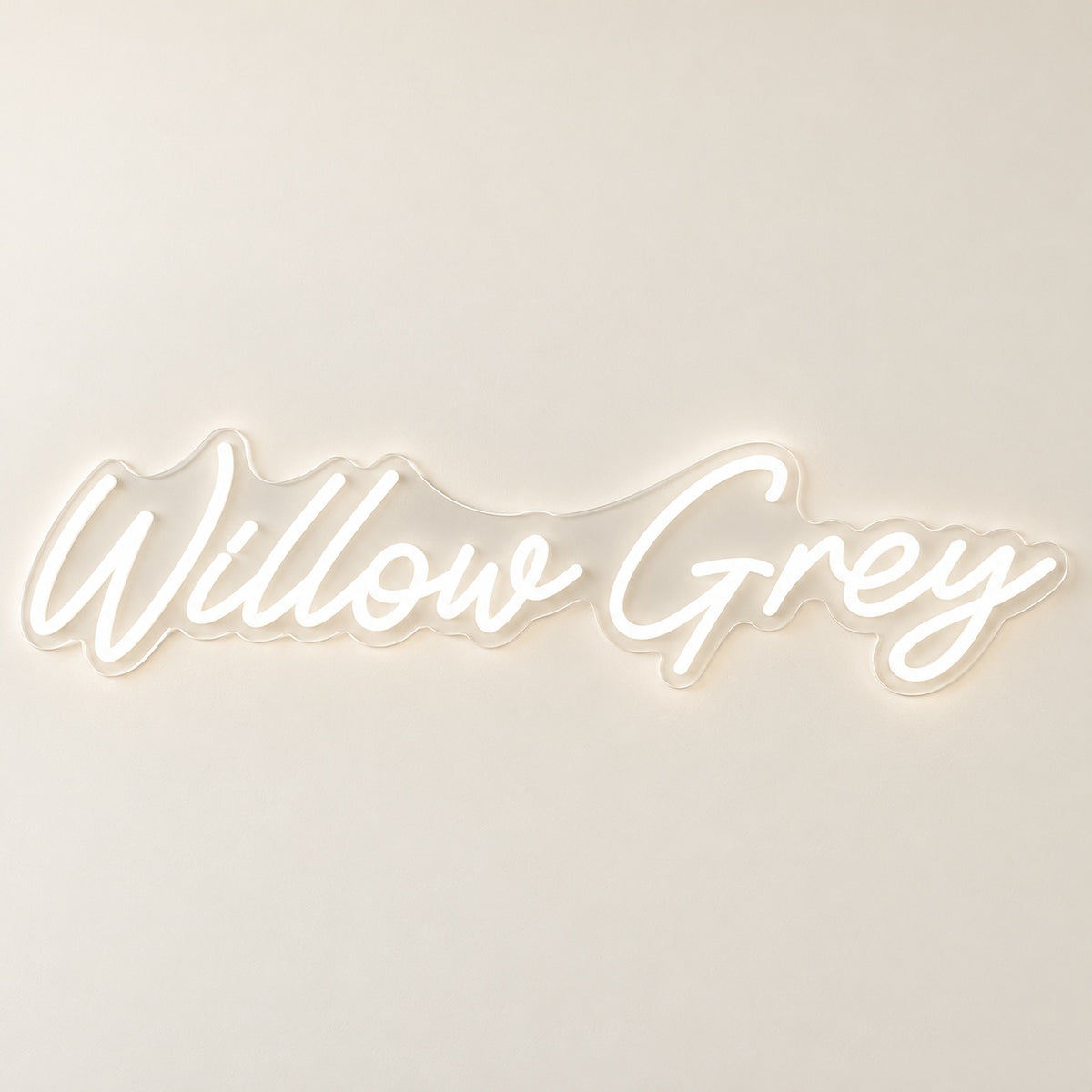 Willow LED Neon Sign - natural light view