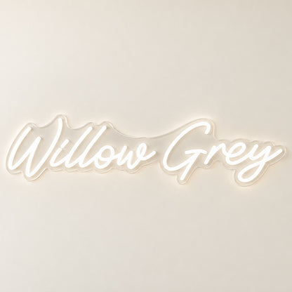 Willow LED Neon Sign - natural light view