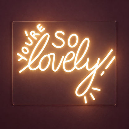 You're So Lovely LED Neon Sign - product hero