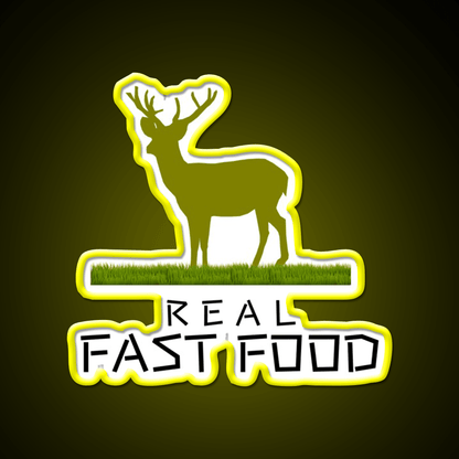 Real Fast Food Led Neon Sign For Burger Place Rgb Color - Shineneon