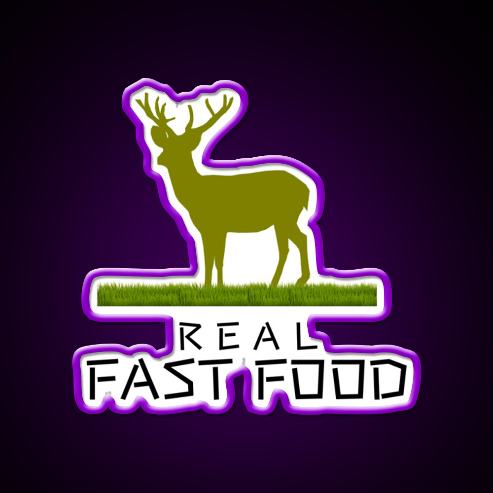 Real Fast Food Led Neon Sign For Burger Place Rgb Color - Shineneon
