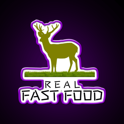 Real Fast Food Led Neon Sign For Burger Place Rgb Color - Shineneon
