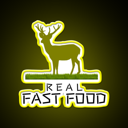 Real Fast Food Led Neon Sign For Burger Place Rgb Color