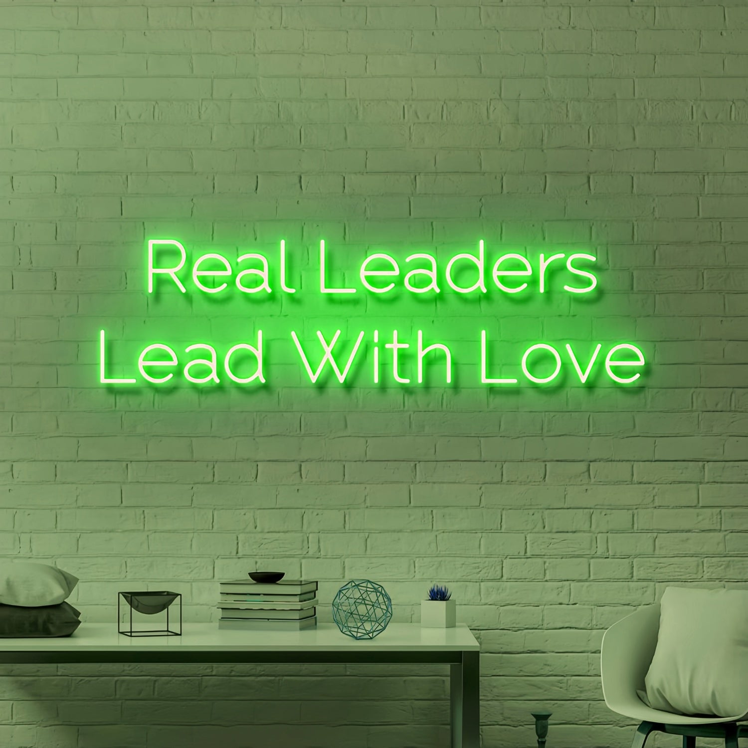 Real Leaders Lead With Love Illuminate Your Space With Neon Inspiration | Shineneon