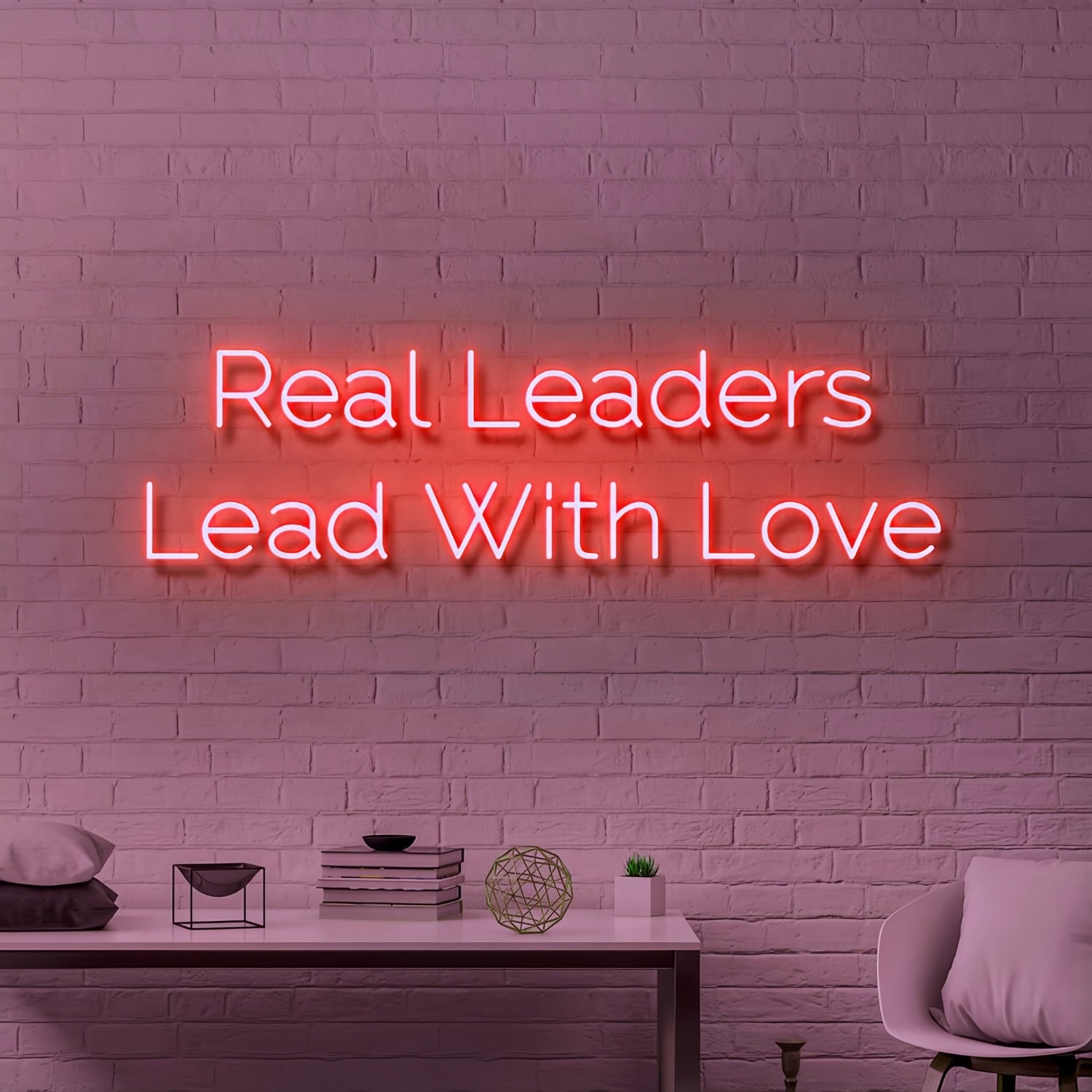 Real Leaders Lead With Love Illuminate Your Space With Neon Inspiration | Shineneon