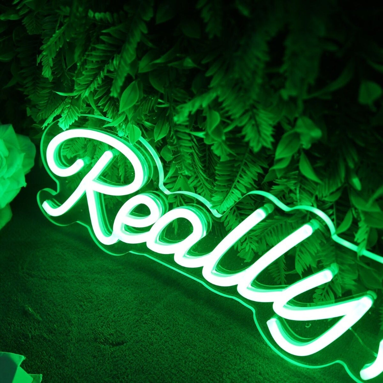 Really Riya Green Led Neon Sign - Shineneon