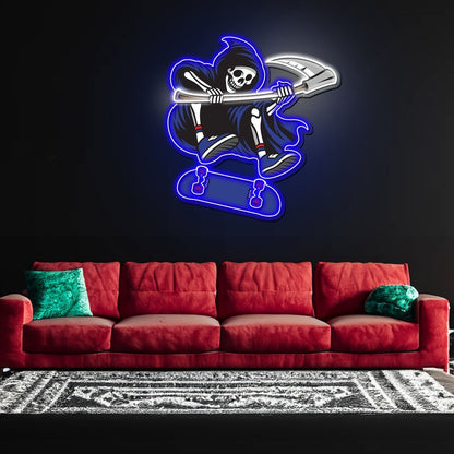 Reapers Led Neon Sign X Acrylic Artwork - Shineneon