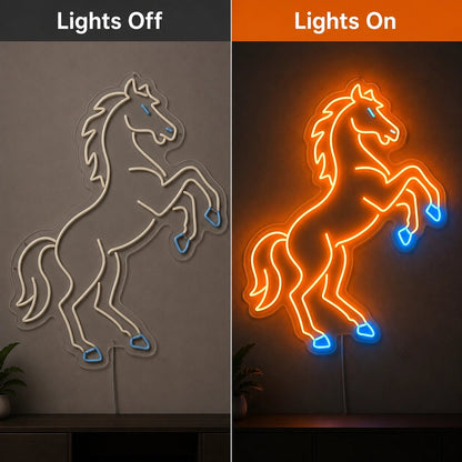 Rearing Horse LED Neon Sign - Shineneon