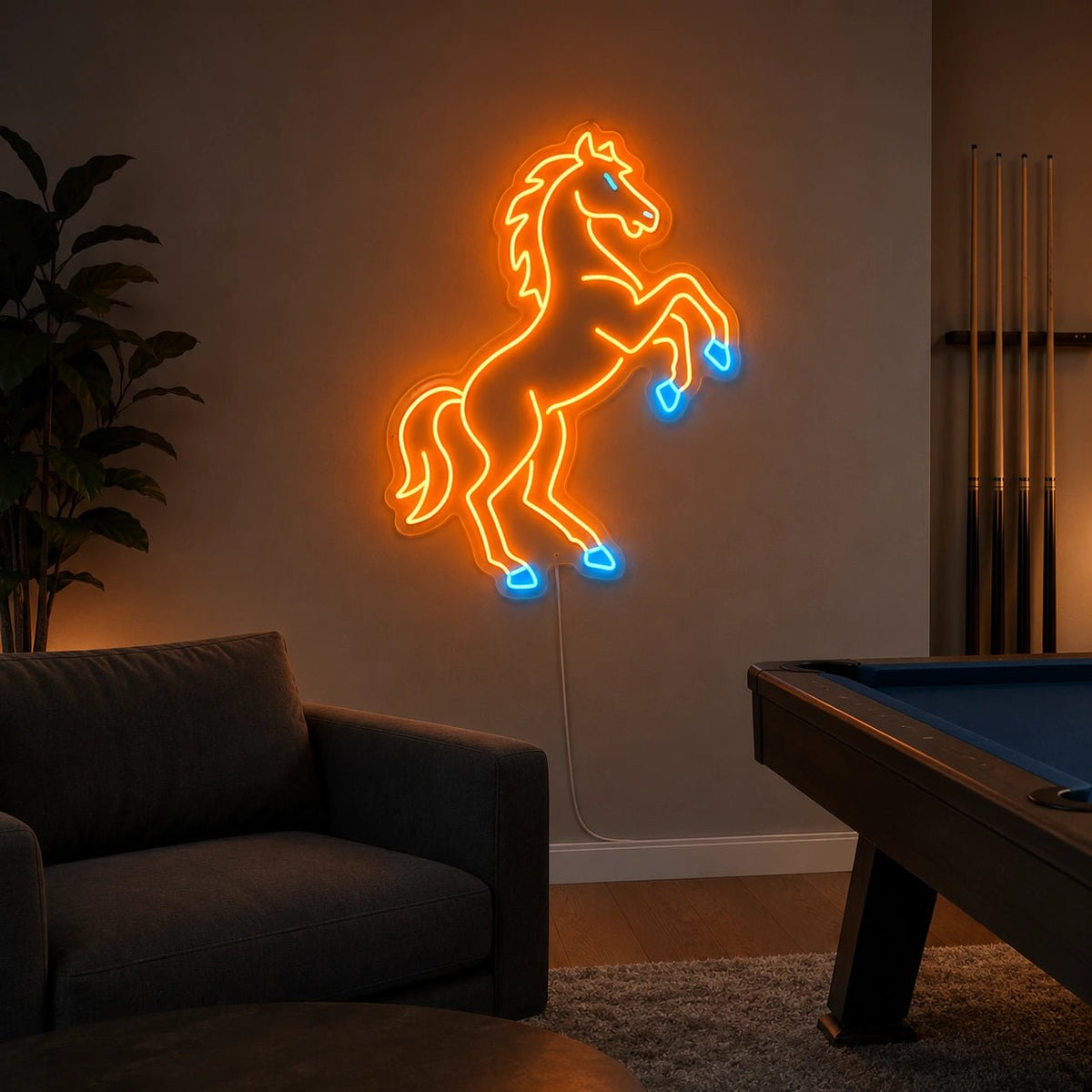 Rearing Horse LED Neon Sign - Shineneon