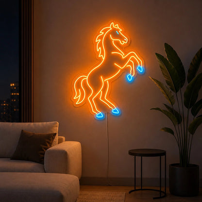 Rearing Horse LED Neon Sign - Shineneon